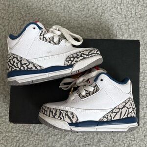 Air Jordan III true blue TD toddler sz 5c used with no box Nike